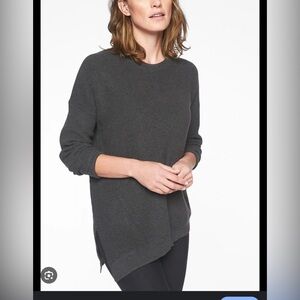 Athleta Rest Day Asymmetrical Sweater - EUC